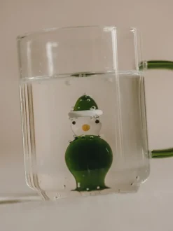 MANGO Szklanki I Kieliszki|Kubki*Kubek ze szkła borokrzemowego z motywem bałwana