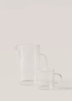 MANGO Szklanki I Kieliszki|Kubki*Kubek ze szkła borokrzemowego z uchwytem 300 ml