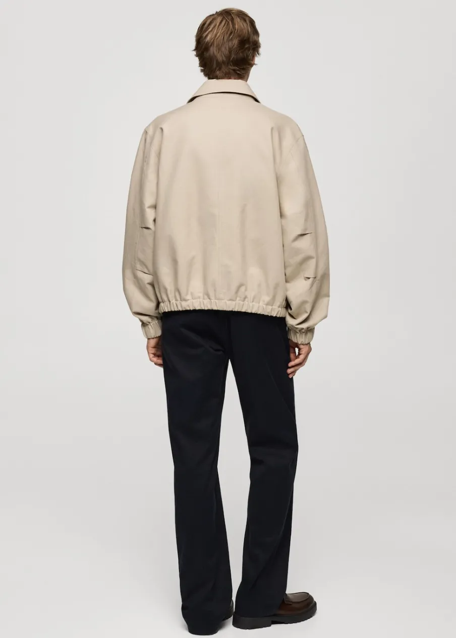 MANGO Kurtki I Koszule Wierzchnie*Kurtka bawełniana oversize z kieszeniami