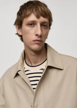 MANGO Kurtki I Koszule Wierzchnie*Kurtka bawełniana oversize z kieszeniami