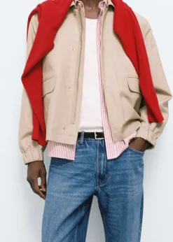 MANGO Kurtki I Koszule Wierzchnie*Kurtka bawełniana oversize z kieszeniami