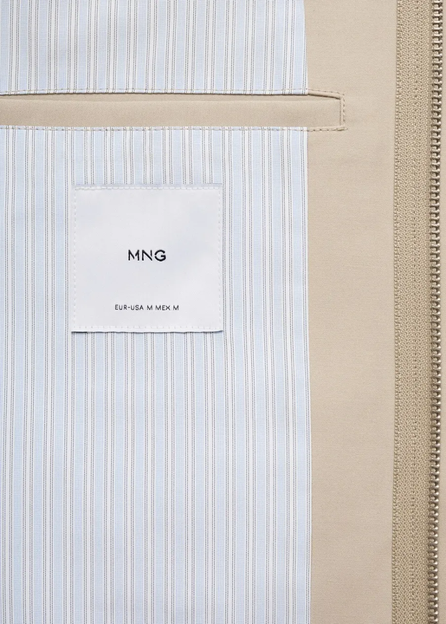 MANGO Kurtki I Koszule Wierzchnie*Kurtka bawełniana oversize z kieszeniami