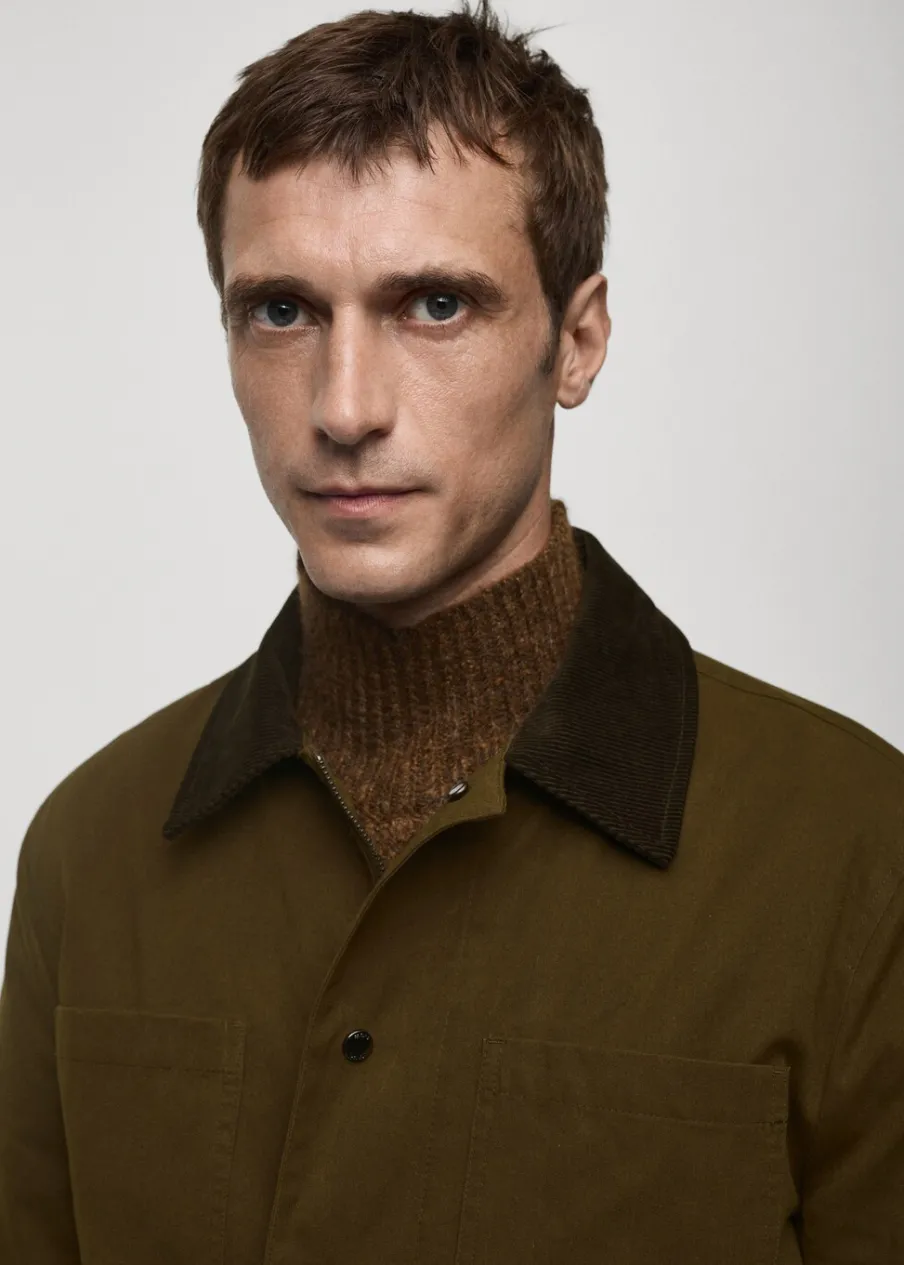 MANGO Kurtki I Koszule Wierzchnie*Kurtka bawełniana water repellent