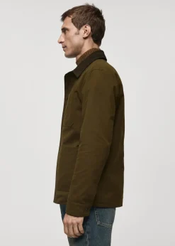 MANGO Kurtki I Koszule Wierzchnie*Kurtka bawełniana water repellent