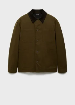 MANGO Kurtki I Koszule Wierzchnie*Kurtka bawełniana water repellent