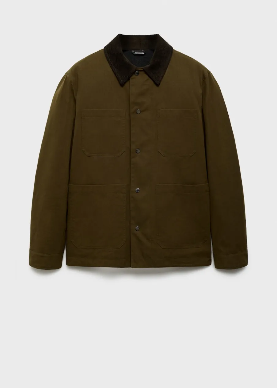 MANGO Kurtki I Koszule Wierzchnie*Kurtka bawełniana water repellent