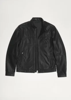 MANGO Kurtki I Koszule Wierzchnie|Skóra*Kurtka biker ze skóry nappy
