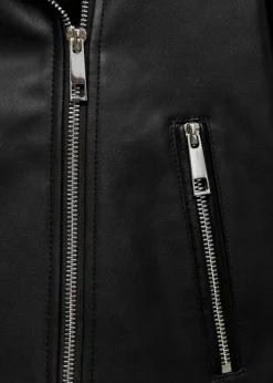 MANGO Kurtki*Kurtka biker ze sztucznej skóry