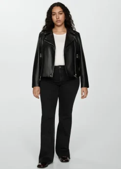 MANGO Kurtki*Kurtka biker ze sztucznej skóry