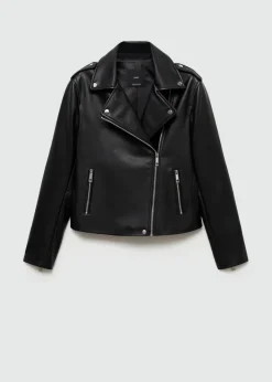 MANGO Kurtki*Kurtka biker ze sztucznej skóry