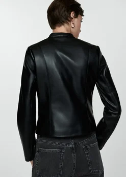 MANGO Kurtki*Kurtka biker ze sztucznej skóry