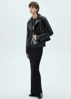 MANGO Kurtki*Kurtka biker ze sztucznej skóry