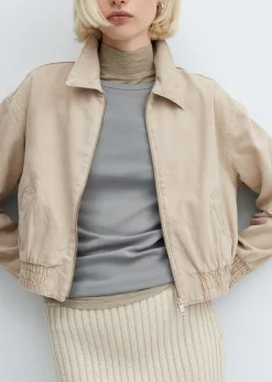 MANGO Kurtki*Kurtka bomber dżinsowa