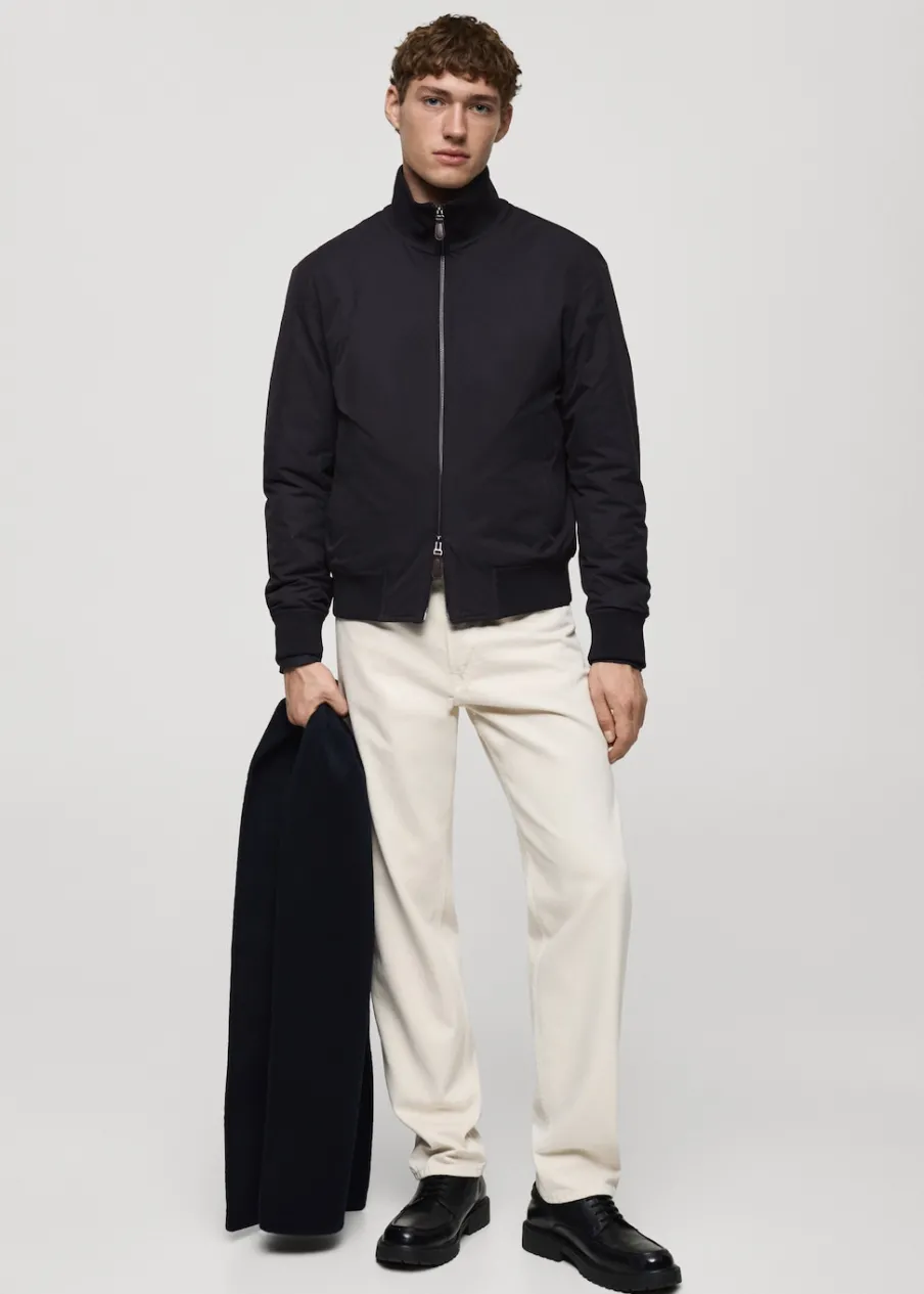 MANGO Kurtki I Koszule Wierzchnie*Kurtka bomber ocieplana wodoodporna