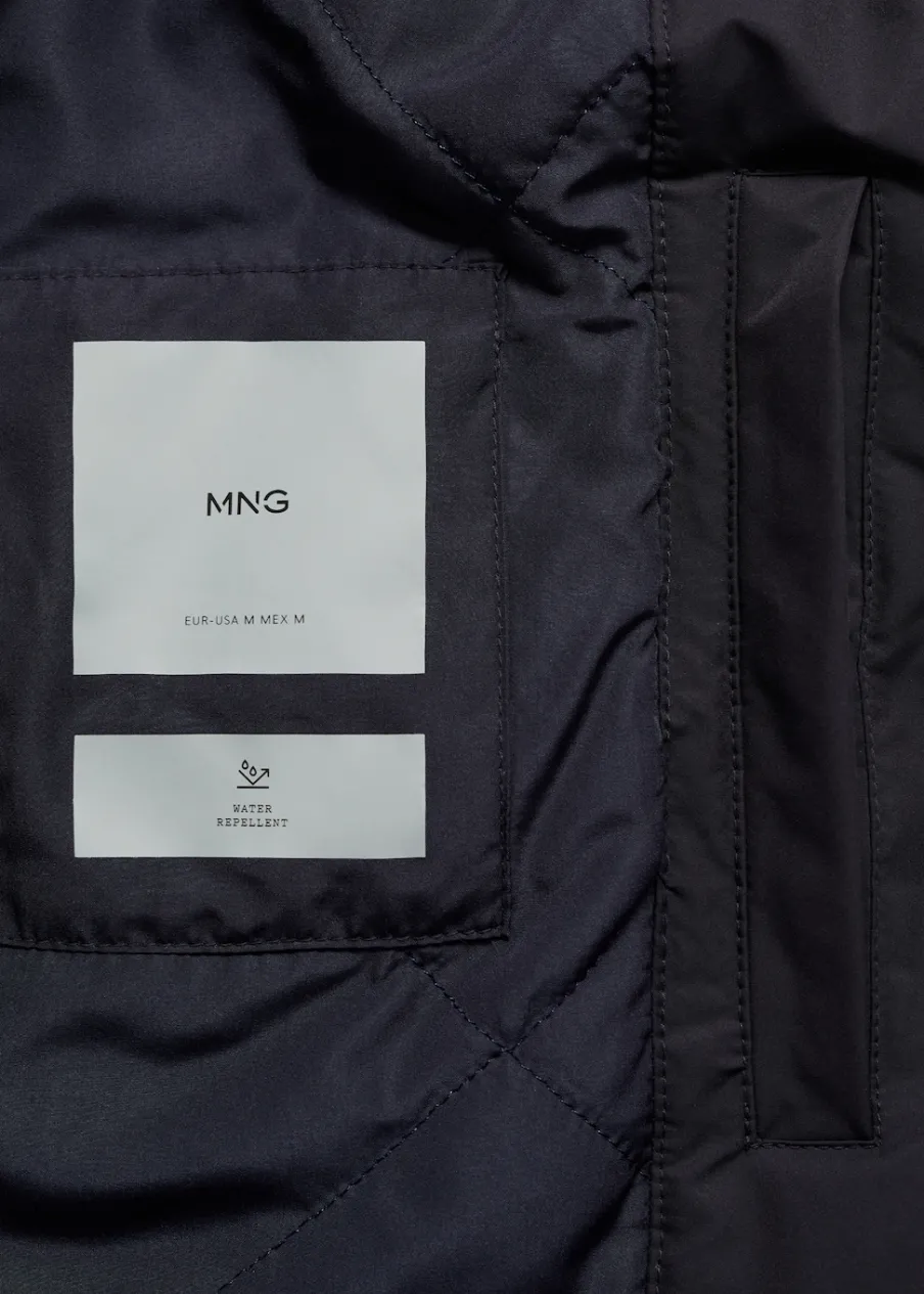 MANGO Kurtki I Koszule Wierzchnie*Kurtka bomber ocieplana wodoodporna