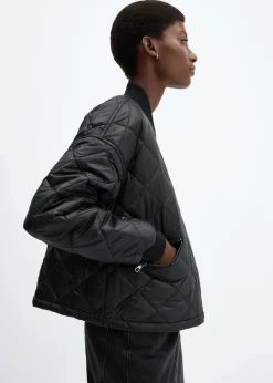 MANGO Płaszcze*Kurtka bomber pikowana nieprzemakalna