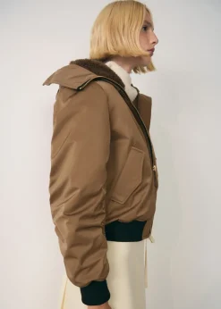 MANGO Płaszcze*Kurtka bomber podszyta kożuszkiem