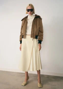 MANGO Płaszcze*Kurtka bomber podszyta kożuszkiem