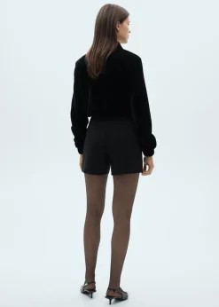 MANGO Kurtki*Kurtka bomber z aksamitu