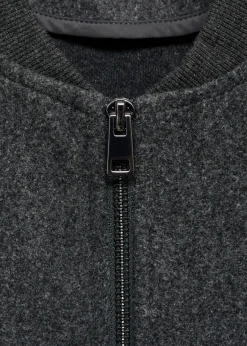 MANGO Kurtki I Koszule Wierzchnie*Kurtka bomber z flaneli regular fit