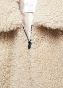 MANGO Kurtki*Kurtka bomber z imitacji futra