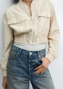 MANGO Kurtki*Kurtka bomber z kieszenią