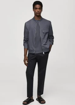 MANGO Kurtki I Koszule Wierzchnie*Kurtka bomber z kieszenią