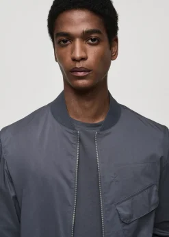 MANGO Kurtki I Koszule Wierzchnie*Kurtka bomber z kieszenią