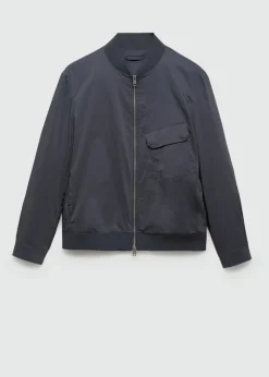 MANGO Kurtki I Koszule Wierzchnie*Kurtka bomber z kieszenią