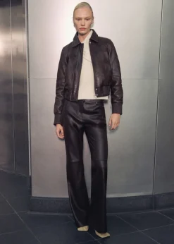 MANGO Kurtki|Skóra*Kurtka bomber ze skóry