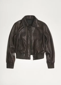 MANGO Kurtki|Skóra*Kurtka bomber ze skóry