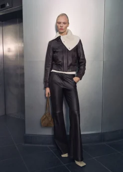 MANGO Kurtki|Skóra*Kurtka bomber ze skóry