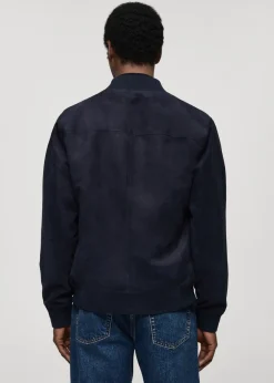 MANGO Kurtki I Koszule Wierzchnie*Kurtka bomber ze sztucznego zamszu