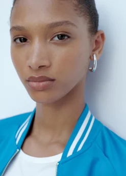 MANGO Kurtki*Kurtka bomberka w kontrastowe paski