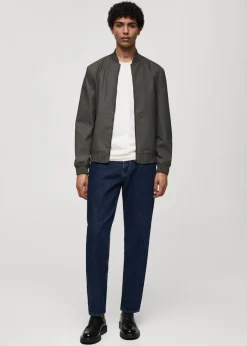 MANGO Kurtki I Koszule Wierzchnie*Kurtka bomberka ze sztucznej skóry