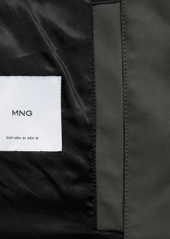 MANGO Kurtki I Koszule Wierzchnie*Kurtka bomberka ze sztucznej skóry