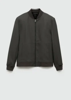 MANGO Kurtki I Koszule Wierzchnie*Kurtka bomberka ze sztucznej skóry