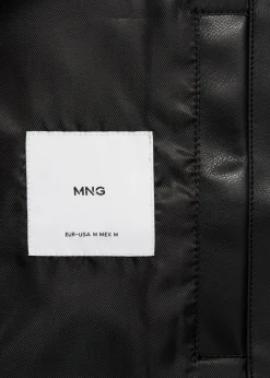 MANGO Kurtki I Koszule Wierzchnie*Kurtka bomberka ze sztucznej skóry