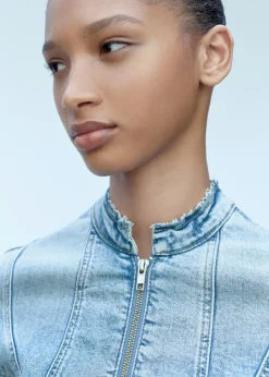 MANGO Kurtki*Kurtka dżinsowa na zamek