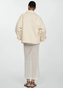 MANGO Kurtki*Kurtka dżinsowa oversize