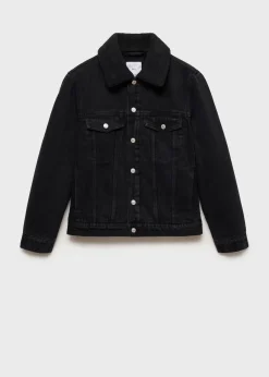 MANGO Kurtki I Koszule Wierzchnie*Kurtka dżinsowa podszyta barankiem