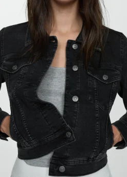 MANGO Kurtki*Kurtka dżinsowa z kieszeniami