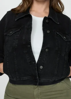 MANGO Kurtki*Kurtka dżinsowa z kieszeniami