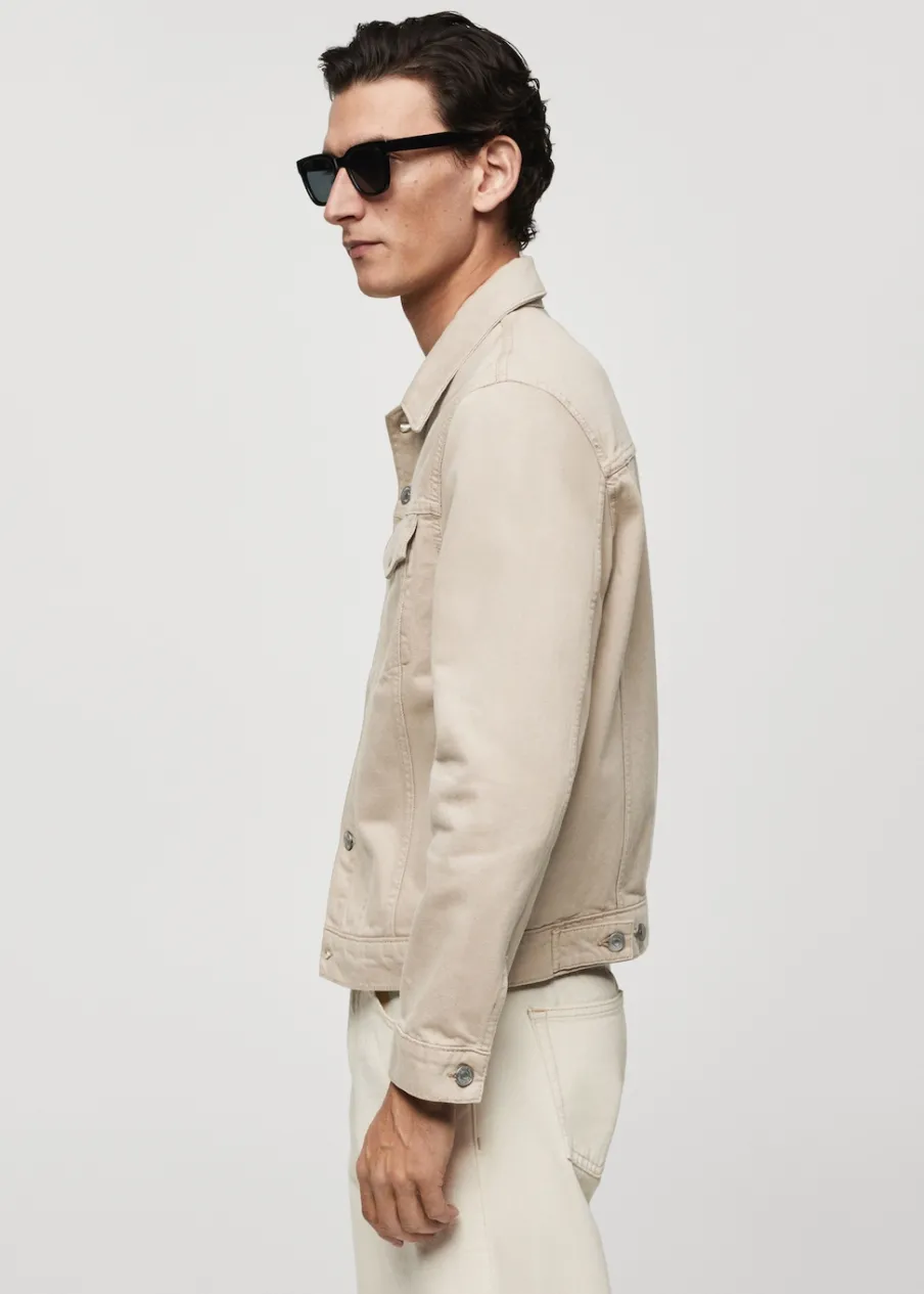 MANGO Kurtki I Koszule Wierzchnie*Kurtka dżinsowa z kieszeniami