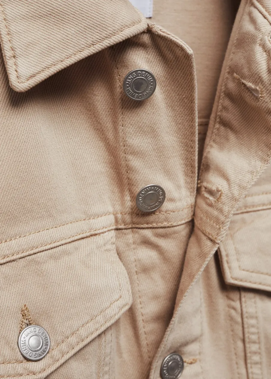 MANGO Kurtki I Koszule Wierzchnie*Kurtka dżinsowa z kieszeniami