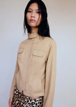 MANGO Kurtki*Kurtka dżinsowa z kieszeniami