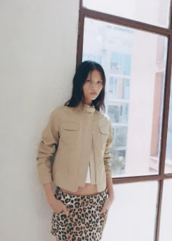 MANGO Kurtki*Kurtka dżinsowa z kieszeniami