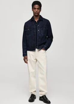 MANGO Kurtki I Koszule Wierzchnie*Kurtka dżinsowa z kieszeniami