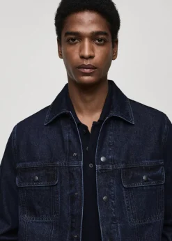 MANGO Kurtki I Koszule Wierzchnie*Kurtka dżinsowa z kieszeniami