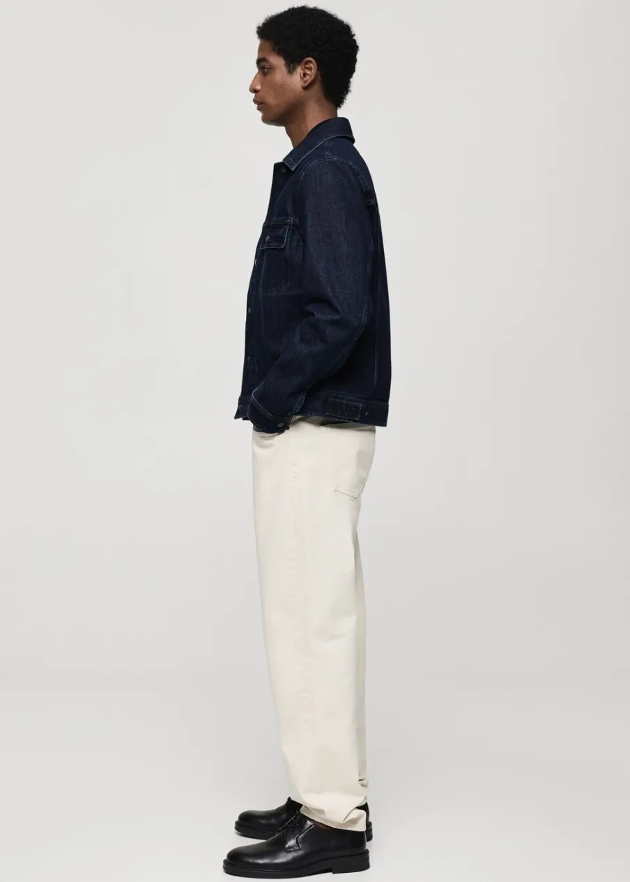 MANGO Kurtki I Koszule Wierzchnie*Kurtka dżinsowa z kieszeniami